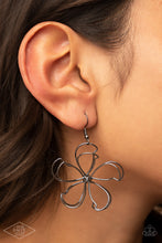 Load image into Gallery viewer, Miss Daisy - Gunmetal (Large) earring