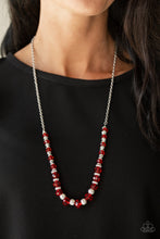 Load image into Gallery viewer, Stratosphere Sparkle - Red necklace