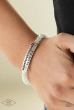 Load image into Gallery viewer, So She Did - White bracelet