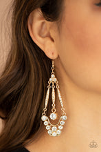Load image into Gallery viewer, High-Ranking Radiance - Gold earring