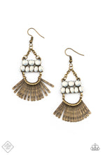 Load image into Gallery viewer, A FLARE For Fierceness - Brass earring
