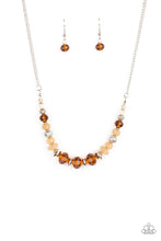 Load image into Gallery viewer, Turn Up The Tea Lights - Brown Necklace