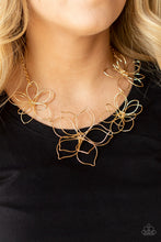 Load image into Gallery viewer, Flower Garden Fashionista - Gold necklace