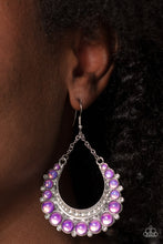 Load image into Gallery viewer, Bubbly Bling - Purple-Earring