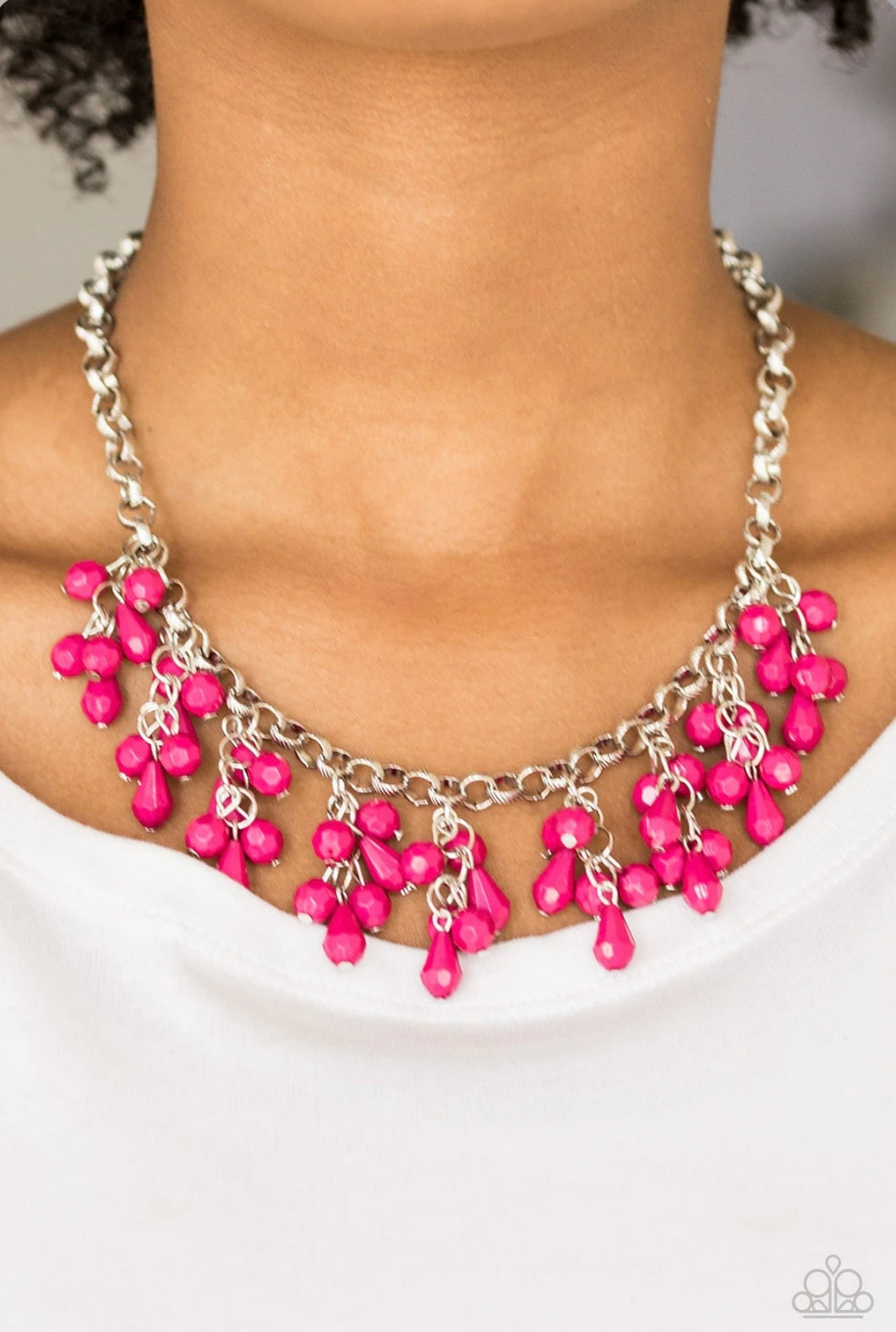 Modern Macarena Pink Necklace