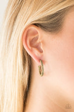 Load image into Gallery viewer, Hoop Haven Brass Earring
