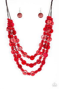 Barbados Bopper red necklace