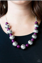 Load image into Gallery viewer, Top Pop Purple Necklace
