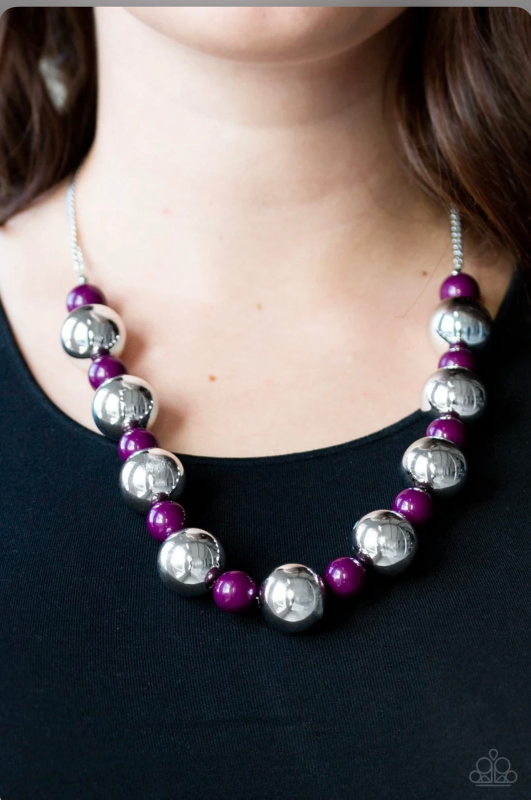 Top Pop Purple Necklace