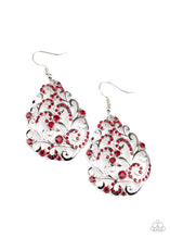 Load image into Gallery viewer, Winter Garden Red Earring
