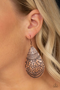 Safari Splash Copper earring