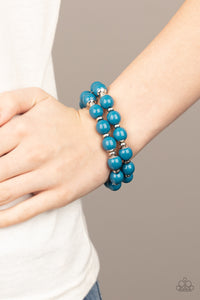 Bubble Blast Off blue bracelet