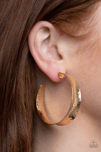 Fearlessly Flared Gold earring