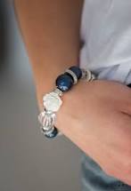 Here I Am blue bracelet