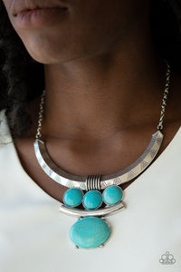 Commander in Chiefette blue necklace