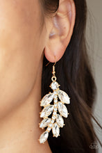 Load image into Gallery viewer, Ice Garden Gala - Gold earring
