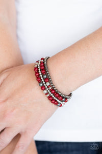Stacked Style Maker Red bracelet