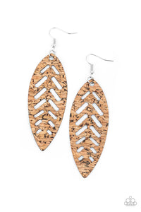 You're Such A Cork brown earring