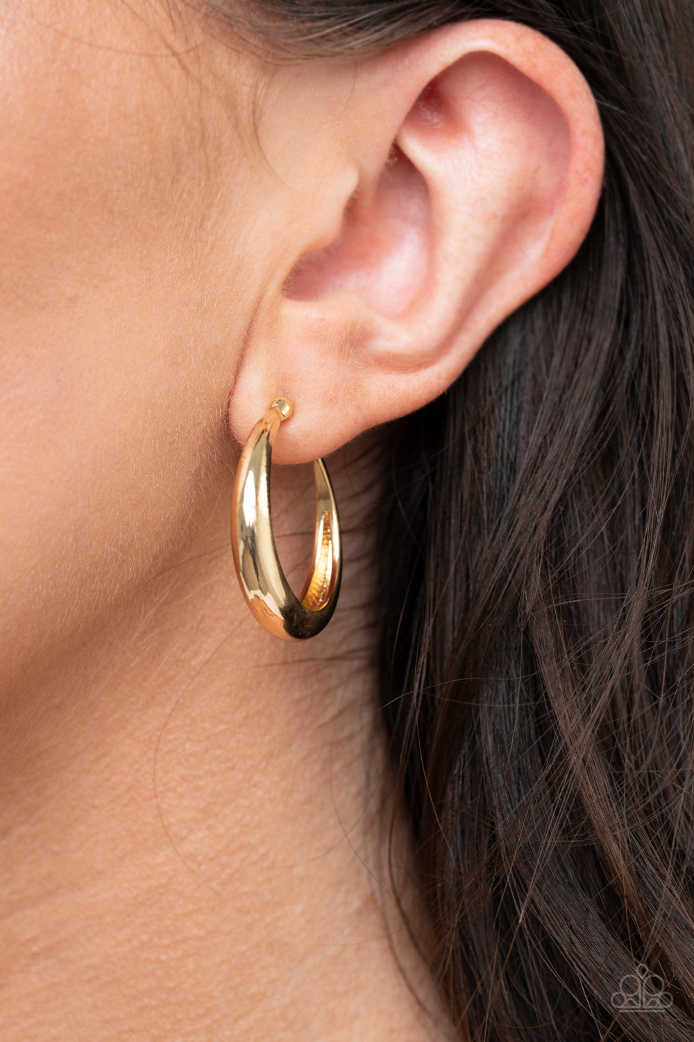 LAy IT On Thick gold earring