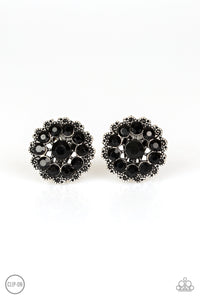 Business Bedazzle - Black earring