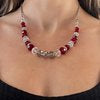 Load image into Gallery viewer, Distracted by Dazzle Red Necklace
