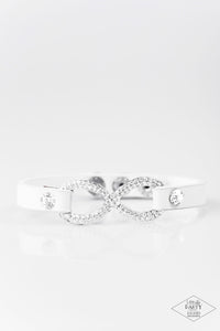 Innocent Till Proven GLITZY! - White bracelet