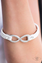 Load image into Gallery viewer, Innocent Till Proven GLITZY! - White bracelet
