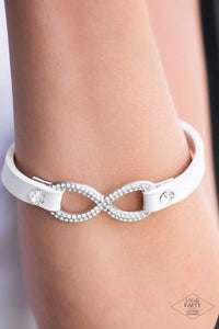 Innocent Till Proven GLITZY! - White bracelet