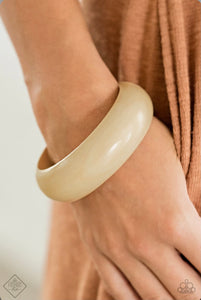 Whimsically Woodsy White Bracelet
