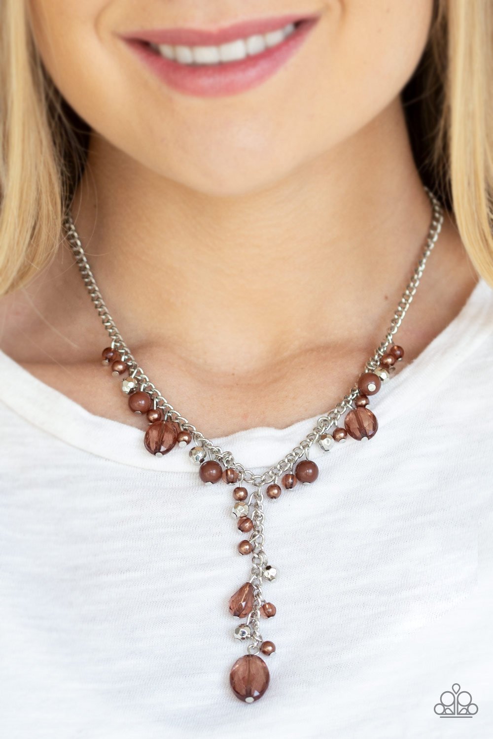 Crystal Couture brown necklace