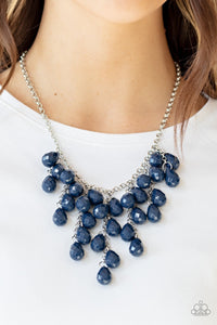 Serenely Scattered Blue necklace