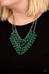 Bubbly Boardwalk Green Necklace