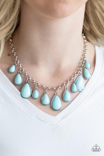 Jaw- Dropping Diva blue necklace