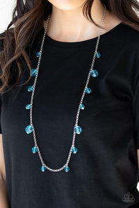 Glow Rider blue necklace