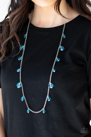 Glow Rider blue necklace
