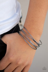 Showstopping Sheen Black bracelet