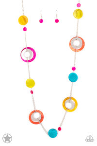 Kaleidoscopically Captivating blockbuster necklace