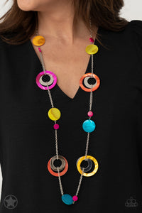 Kaleidoscopically Captivating blockbuster necklace