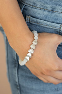 Heart-Melting Glow White bracelet