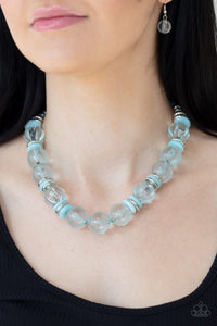 Bubbly Beauty Blue Necklace