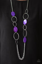 Load image into Gallery viewer, Kaleidoscope Coasts - Purple Necklace
