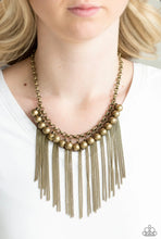 Load image into Gallery viewer, Powerhouse Prowl Brass Necklace
