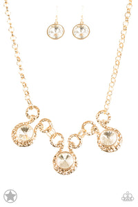 Hypnotized Gold Blockbuster necklace