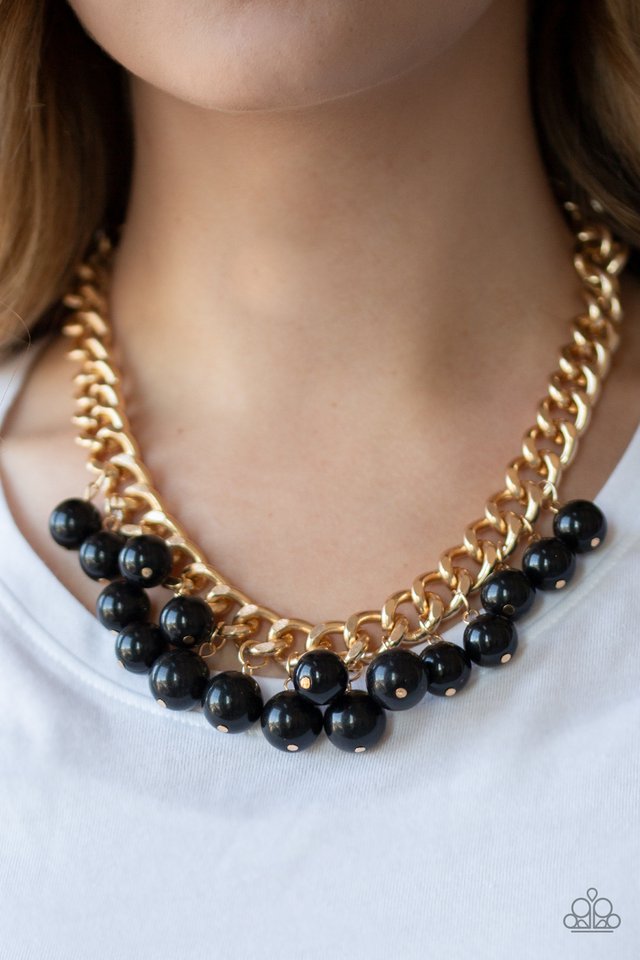 Get off my Runway Gold necklace