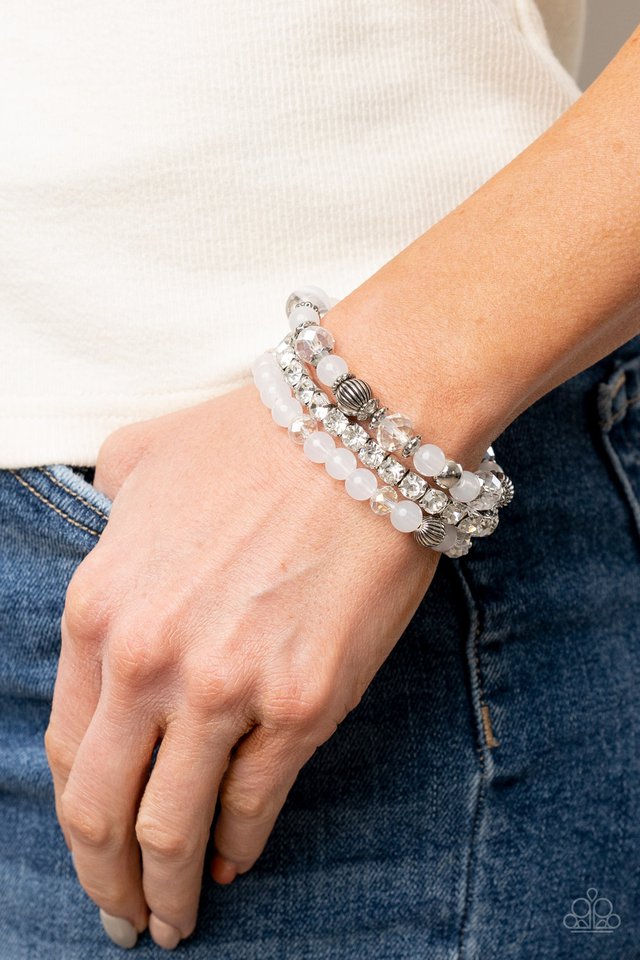 Ethereal Etiquette white bracelet
