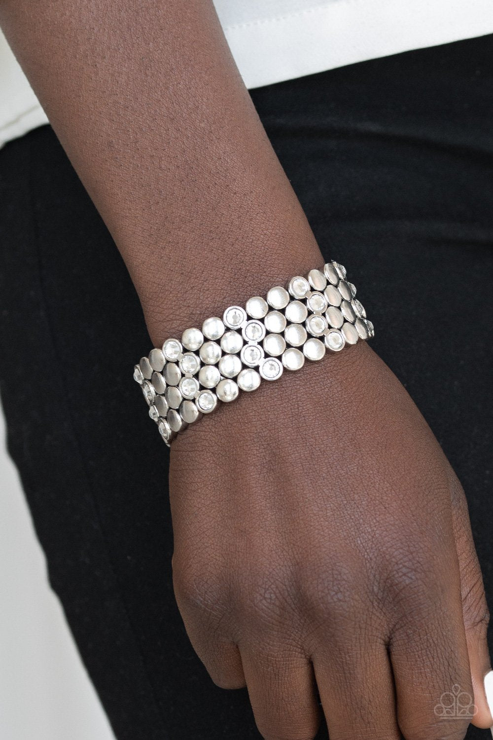Scattered Starlight white bracelet