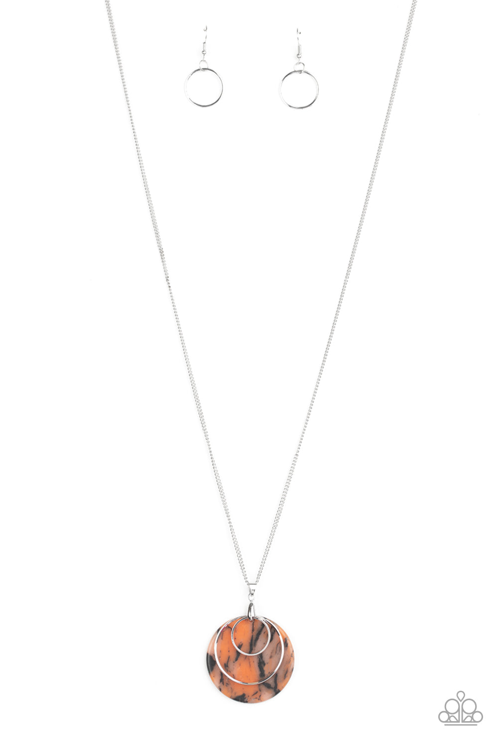Sahara Equinox - Orange Necklace
