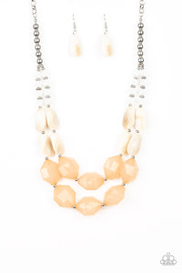 Seacoast sunset yellow necklace