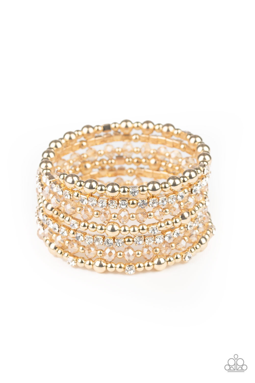 Ice Knowing you Gold Bracelet