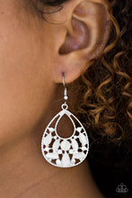 Load image into Gallery viewer, Just DEWing My Thing - White earring
